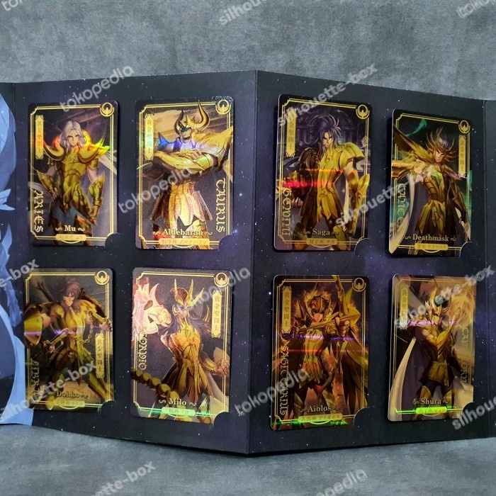 Terlaris Saint Seiya 30Th Anniversary Premium Hologram Card 12 Gold Saint