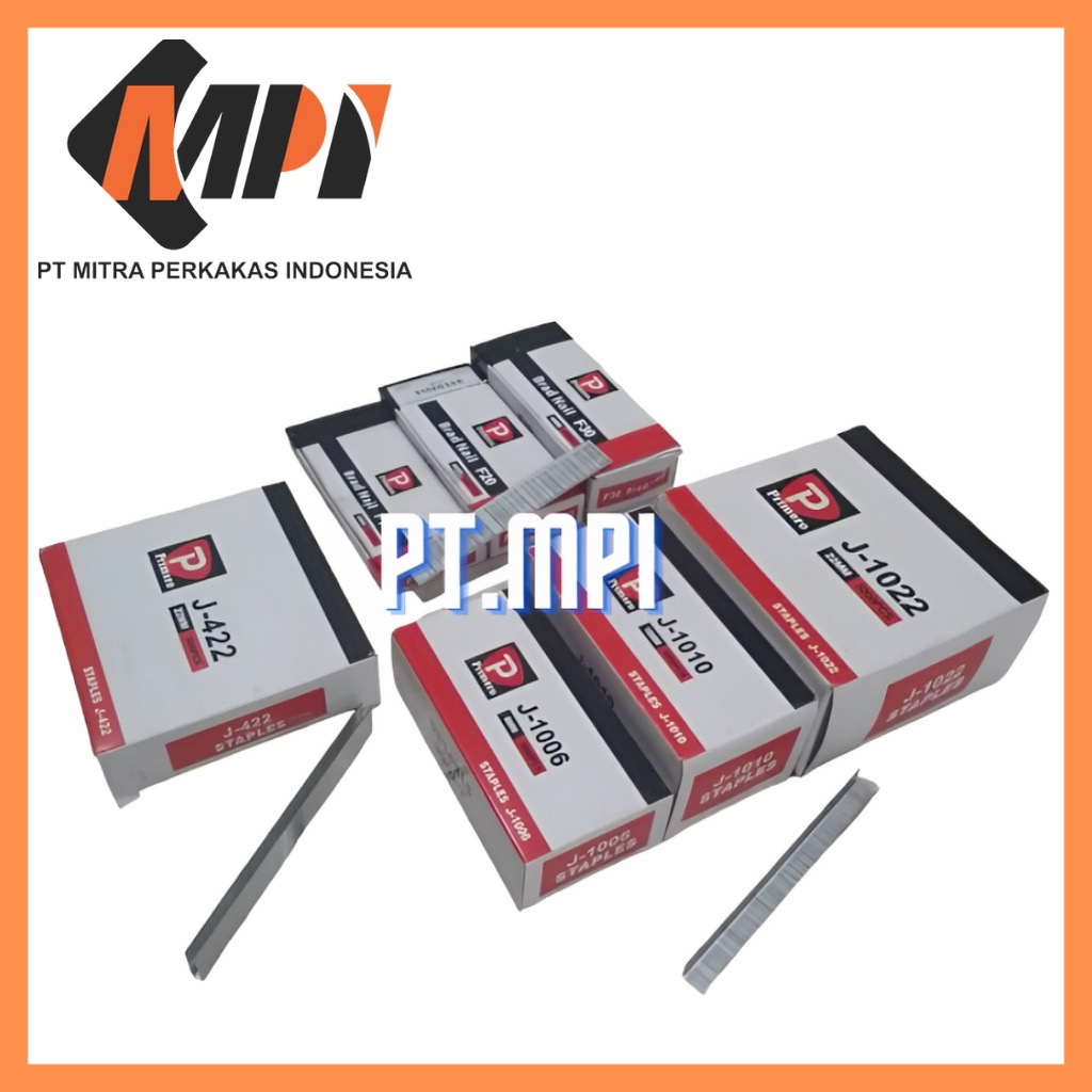 

Isi Stapler Paku Tembak Primero Refill Stapler Air Nailer Nail Guns Mata Paku Lurus 6 - 22 mm