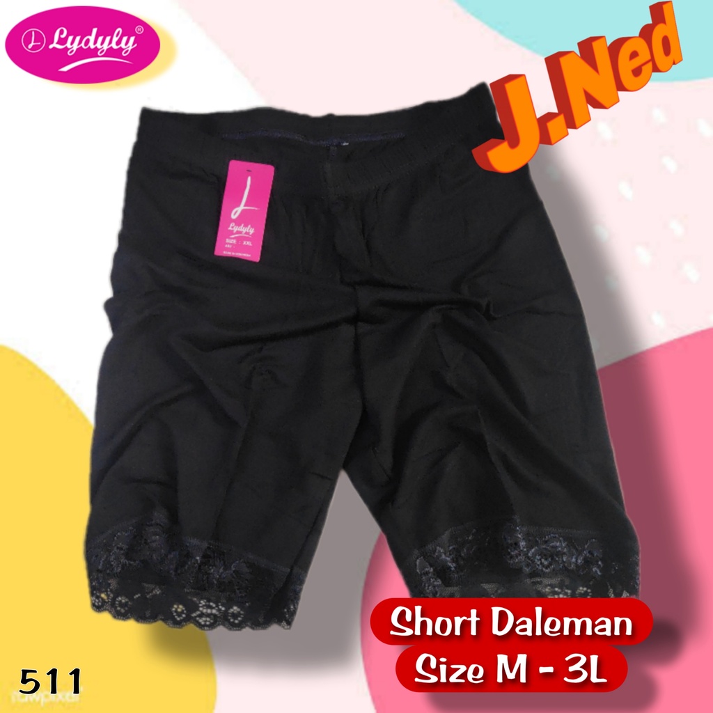 J511 CELANA SHORT DALAMAN WANITA LYDYLY STREET DEWASA SIZE M -XXL