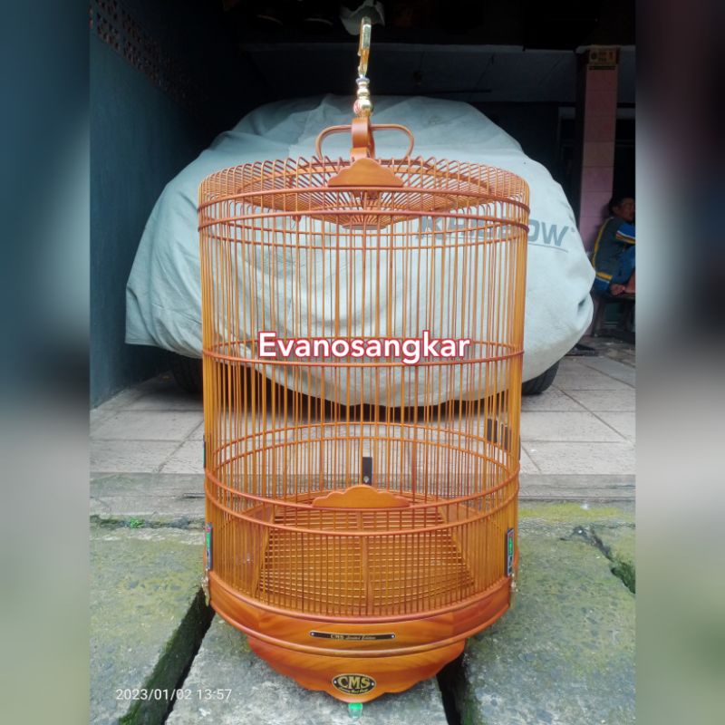 KANDANG BURUNG MURAI NO 2 KAYU JATI MEREK CMS