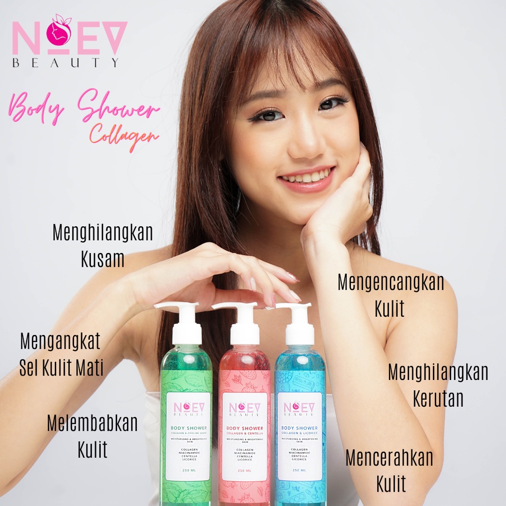 NOEV Beauty Body Shower Collagen - NOEV Beauty Sabun Mandi Collagen