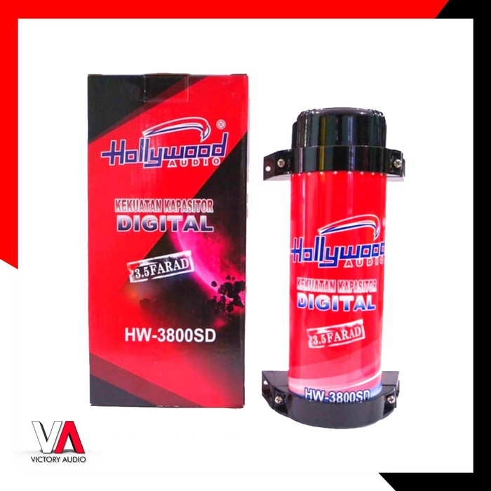 Terlaris Capasitor Bank Hollywood Hw-3800Sd Audio 3.5 Farad Kapasitor Bank Baru