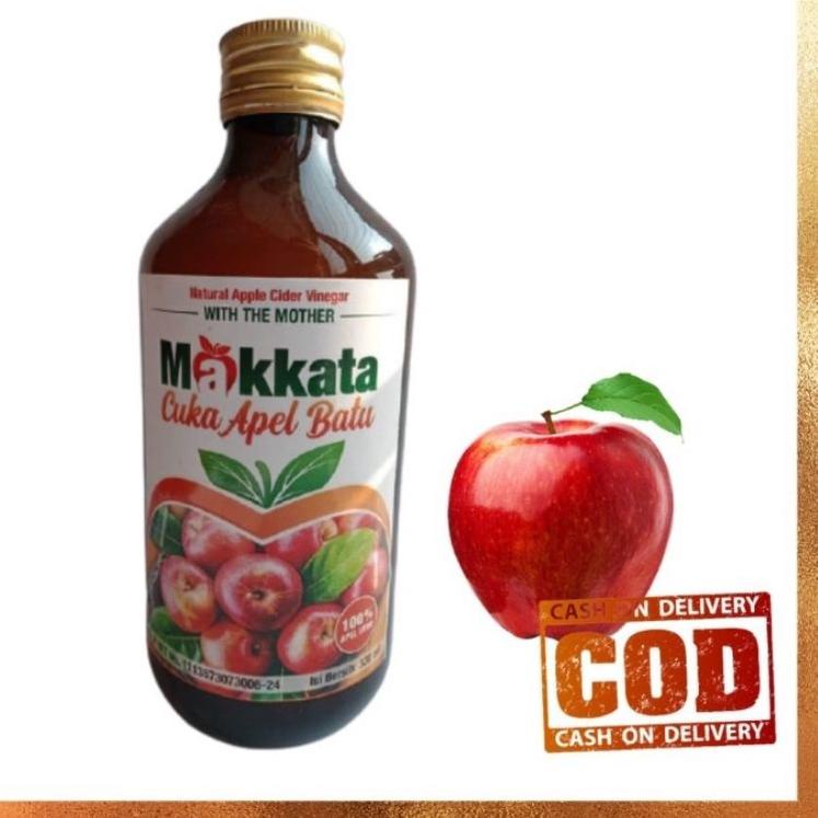 

Cuka Apel Batu Makkata 330 ml FREE PLASTIK BUBLE Original Asli Malang Natural Apple Cider Vinegar Solusi Penyembuhan Sakit Lambung. - .. .. .. ..