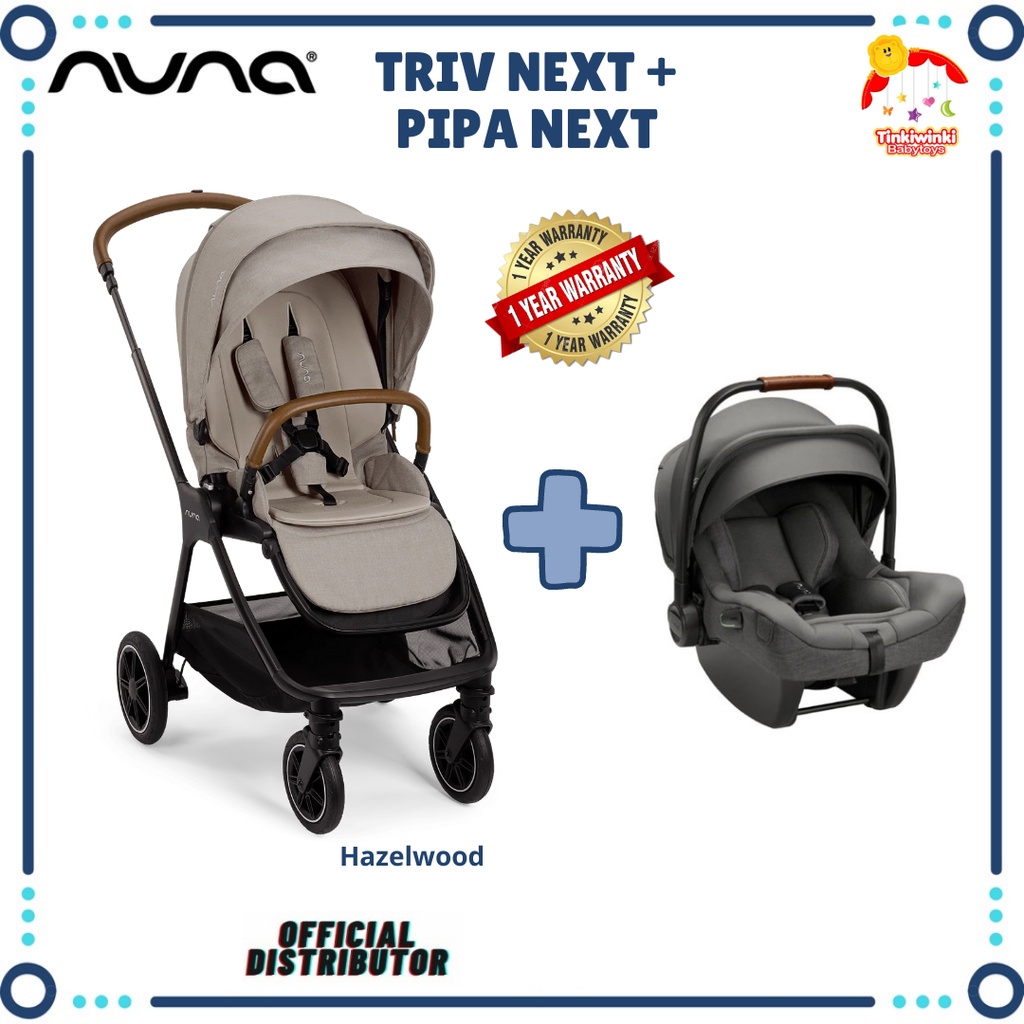 Nuna Triv Next Stroller + Nuna Pipa Next