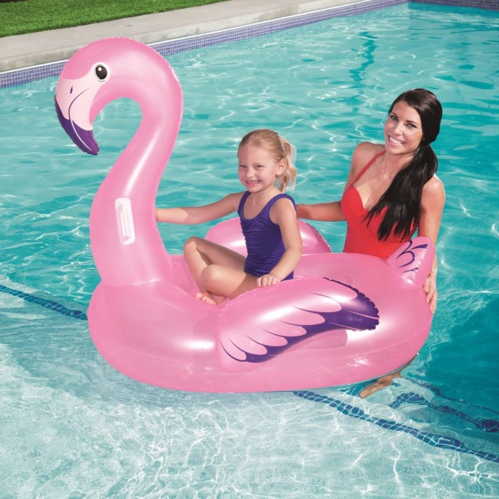 Pelampung Bestway Flamingo Floaties Ride On Mainan Kolam