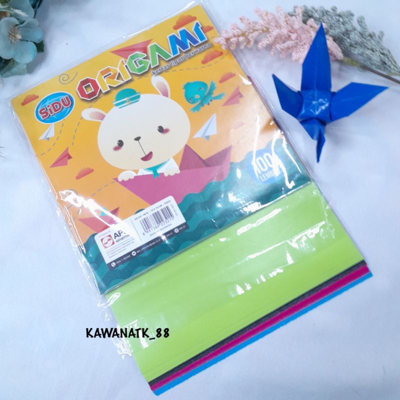 

KawanATK88_ Kertas Origami / KERTAS LIPAT WARNA Sidu Besar 16 x 16cm