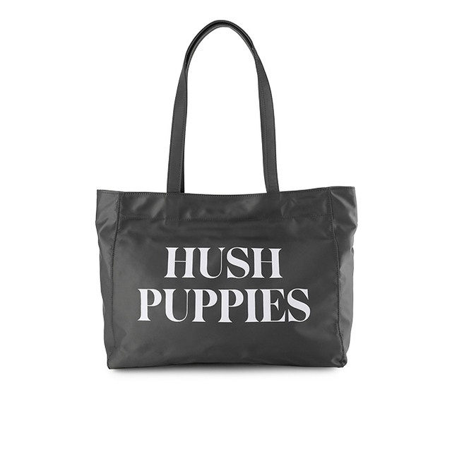 Hush Puppies Tas Wanita Tote Bag Nylon L Grey
