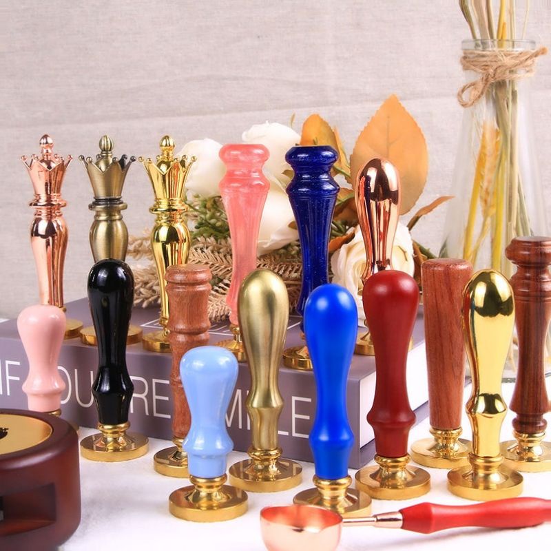 

GAEKOPEDIA || Wax Seal Stamp Gagang Segel Surat Vintage Gagang Kayu Stempel Lilin Segel Wooden Handle Seal Wax Stamp