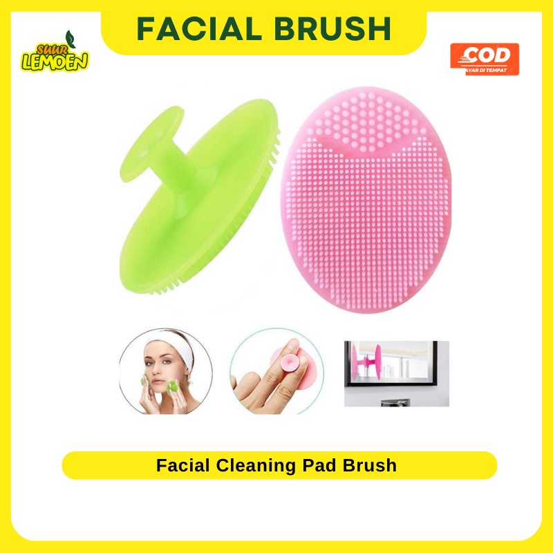 Sikat Pembersih Wajah Silikon Face Facial Cleaning Pad Brush