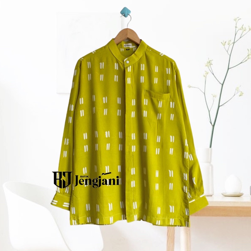 Kemeja Jumputan Shibori Handmade Original Lengan Panjang | Teknik Handmade Bukan Printing