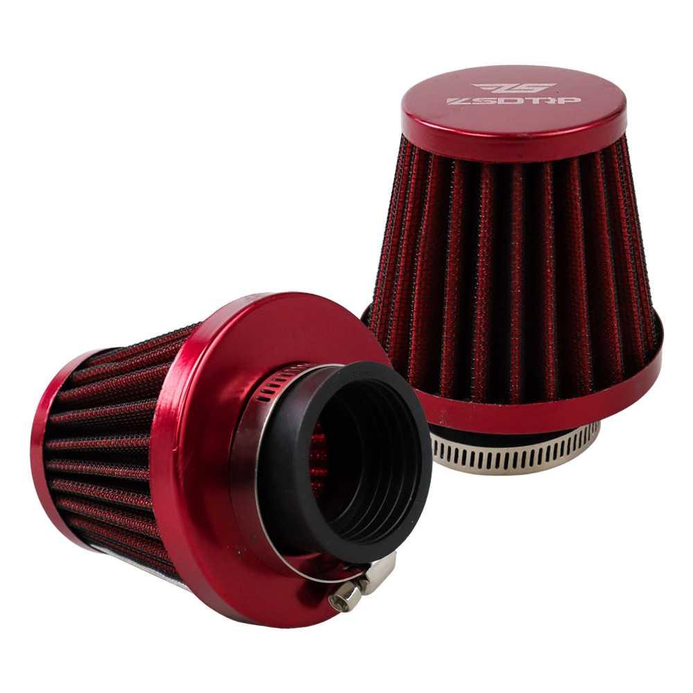 Filter Udara Karburator Motor Universal Pipa Intake 35 mm - SC35 - Red