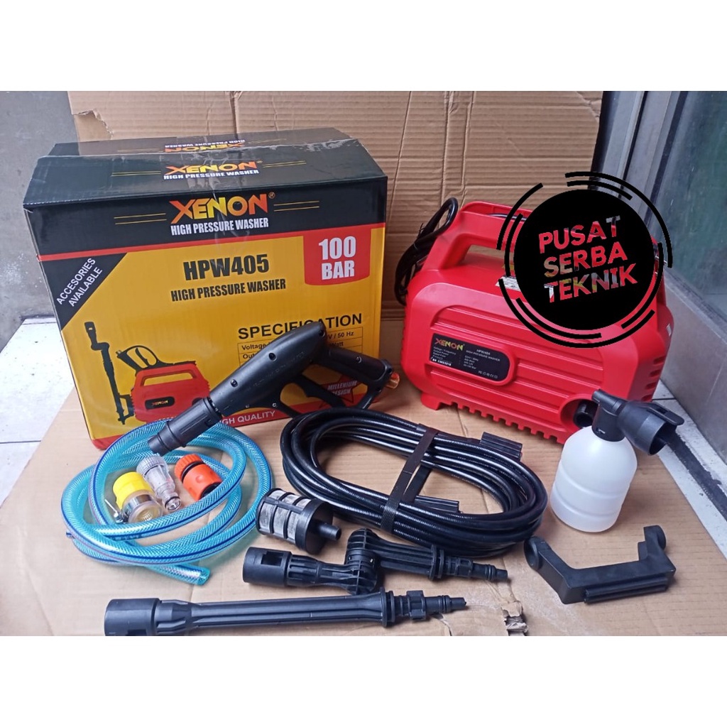 Xenon Hpw 400 405 410 / Jet Cleaner Xenon Hpw 400 Hpw 405 Hpw 410 Mesin Cuci Mobil Motor Pasti Promo