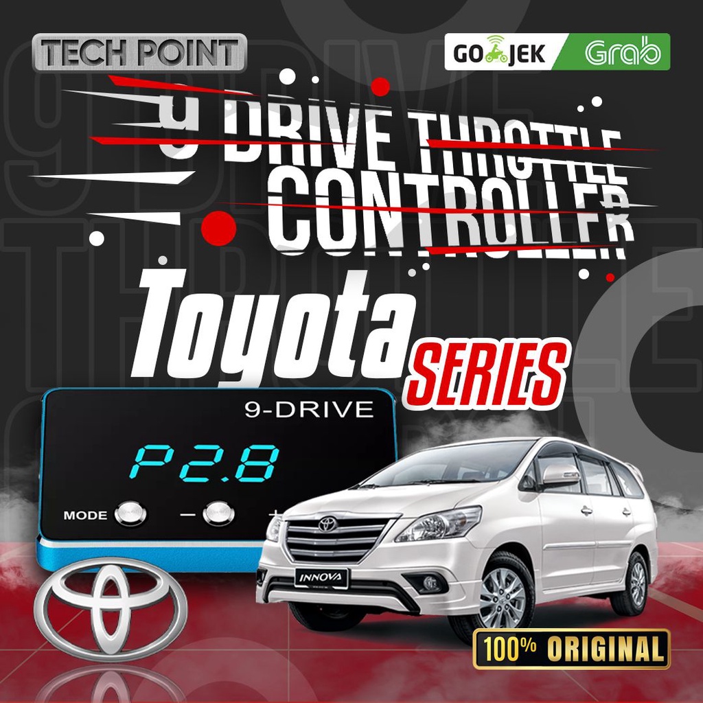 9 Drive Innova 2004-2015 Throttle Controller Remap Toyota