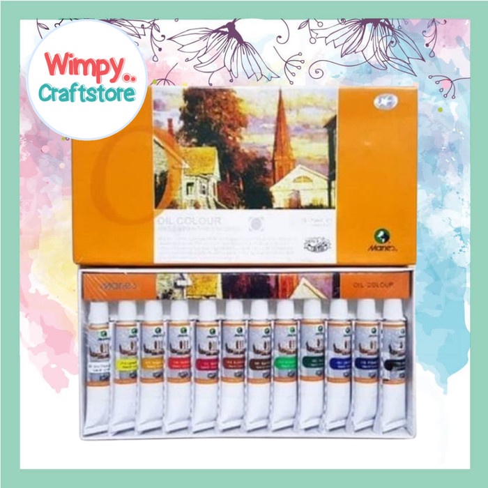 

Kolio Oil Color Maries Cat Minyak Set 12 Warna X12Ml Cat-9