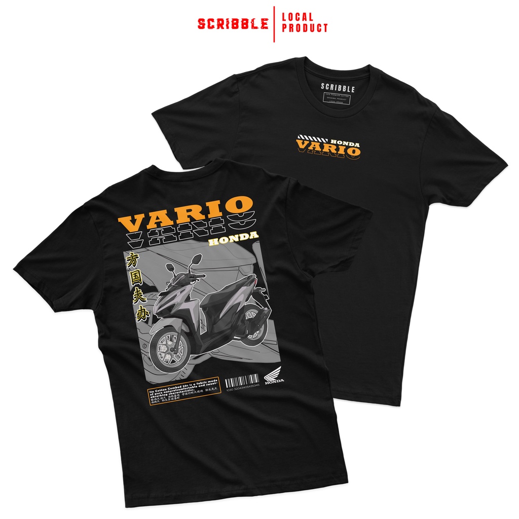 Kaos motor honda vario 150 baju motor vario 125 keren premium