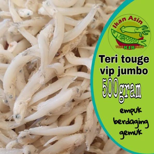 

℗ Ikan asin teri touge vip jumbo-500gram ☃