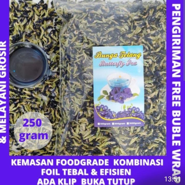

☃ Bunga Telang Organik 250 gram 500gram 1000gram ✷