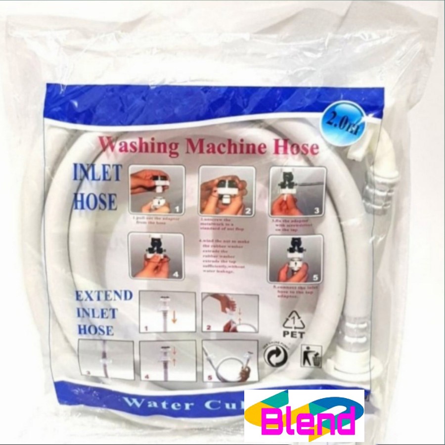 Selang Inlet 2 Meter Mesin Cuci MULTI-Inlet Hose Slang Masuk Airr 2M