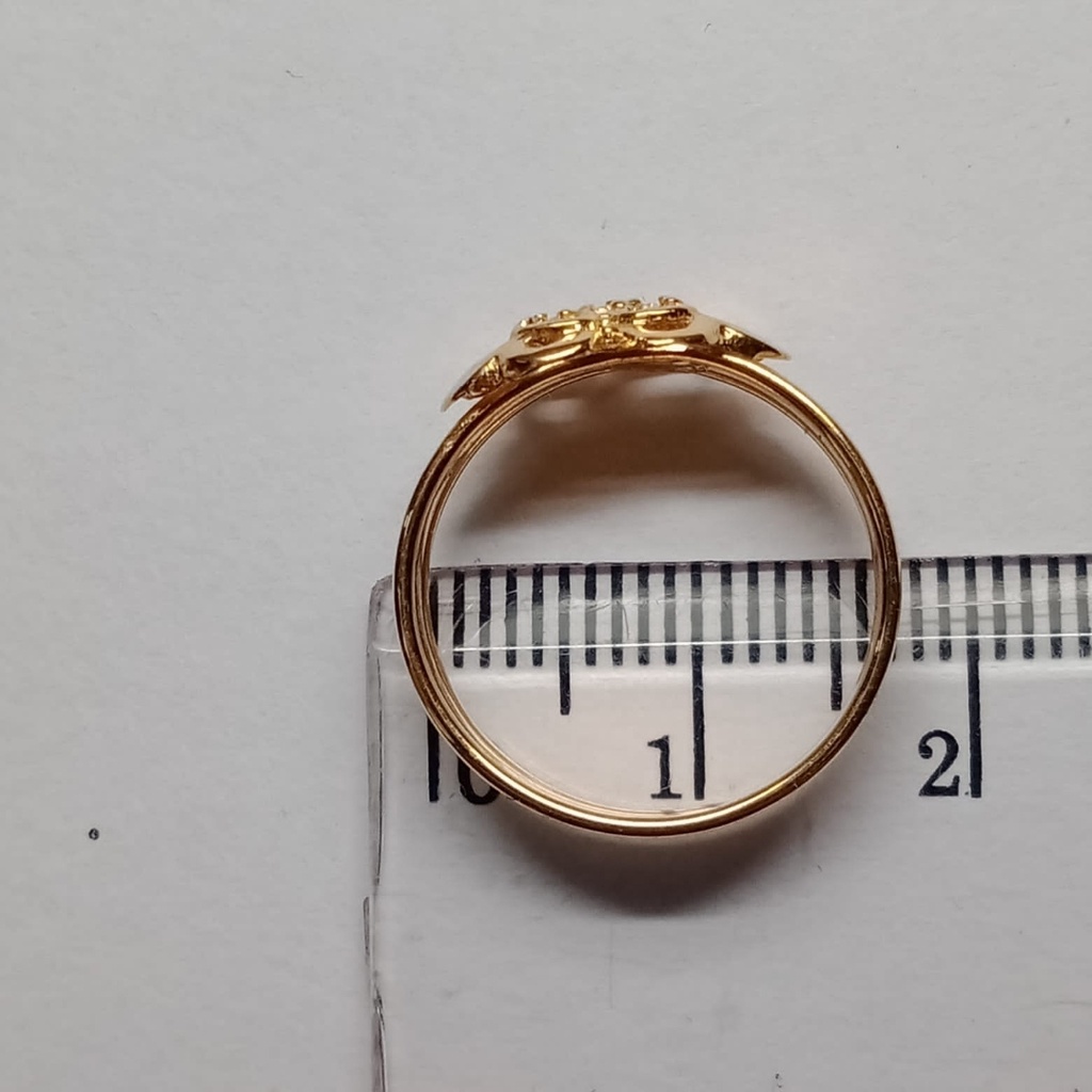 Cincin Emas 17K - 1.55 Gr Kadar 750 - 4388