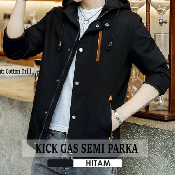 [ART. 1999] JAKET SEMI PARKA KICKGAS KANVAS - PARKA KANVAS - SEMI PARKA KANVAS