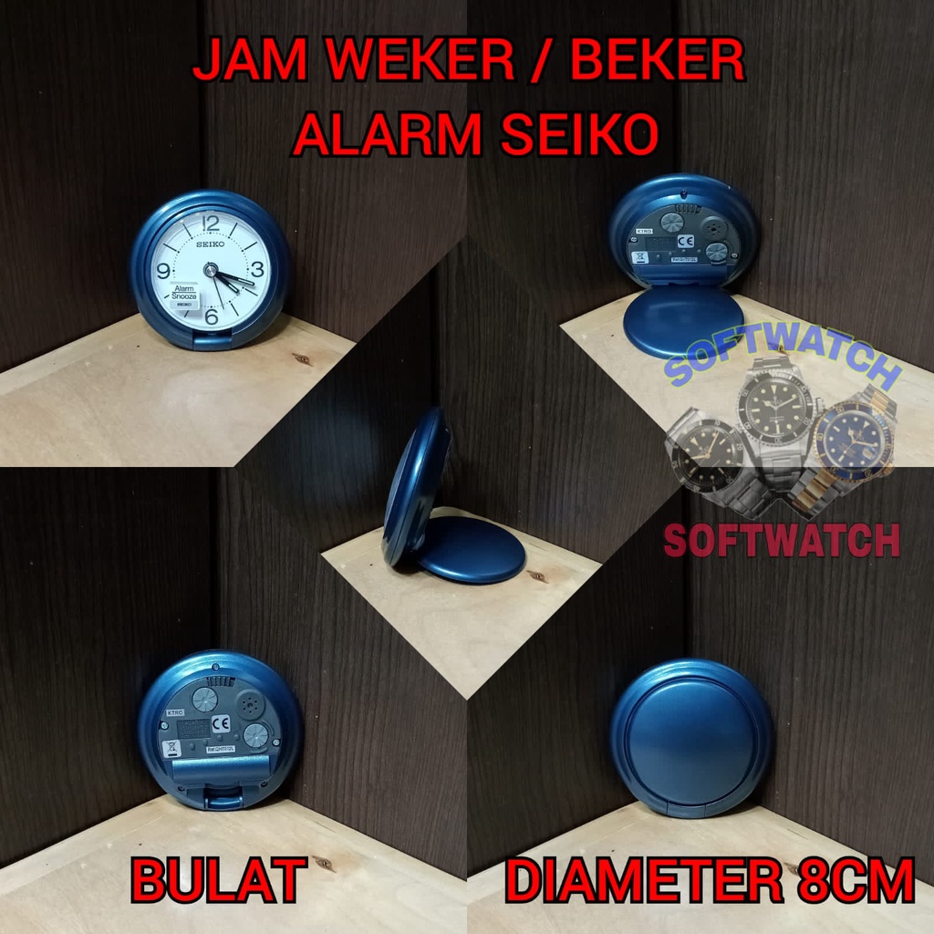 JAM WEKER BEKER JAM MEJA JAM DIGITAL ALARM SEIKO ASLI 100% ORIGINAL