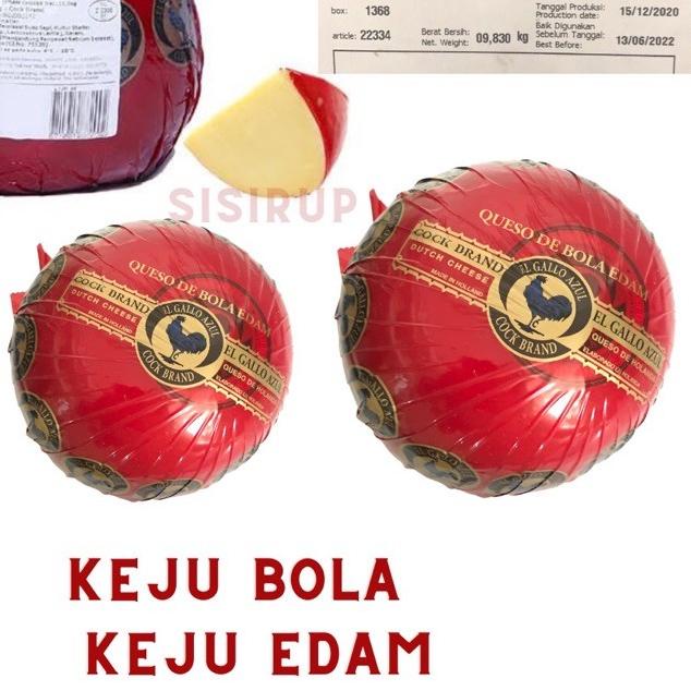 

☉ 200 gr Keju Edam 200 gr / Keju Bola Ayam Emas / Cock Brand ◘