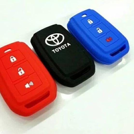 Ready Stok Silicon Silikon Sarung Kunci Remot Mobil Toyota All New Avanza 2012 - 2014 berkualitas 