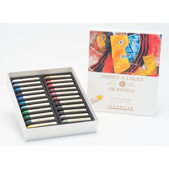 

Sennelier Artist Oil Pastel Color Stick Set 24 Cardboard Standard Size