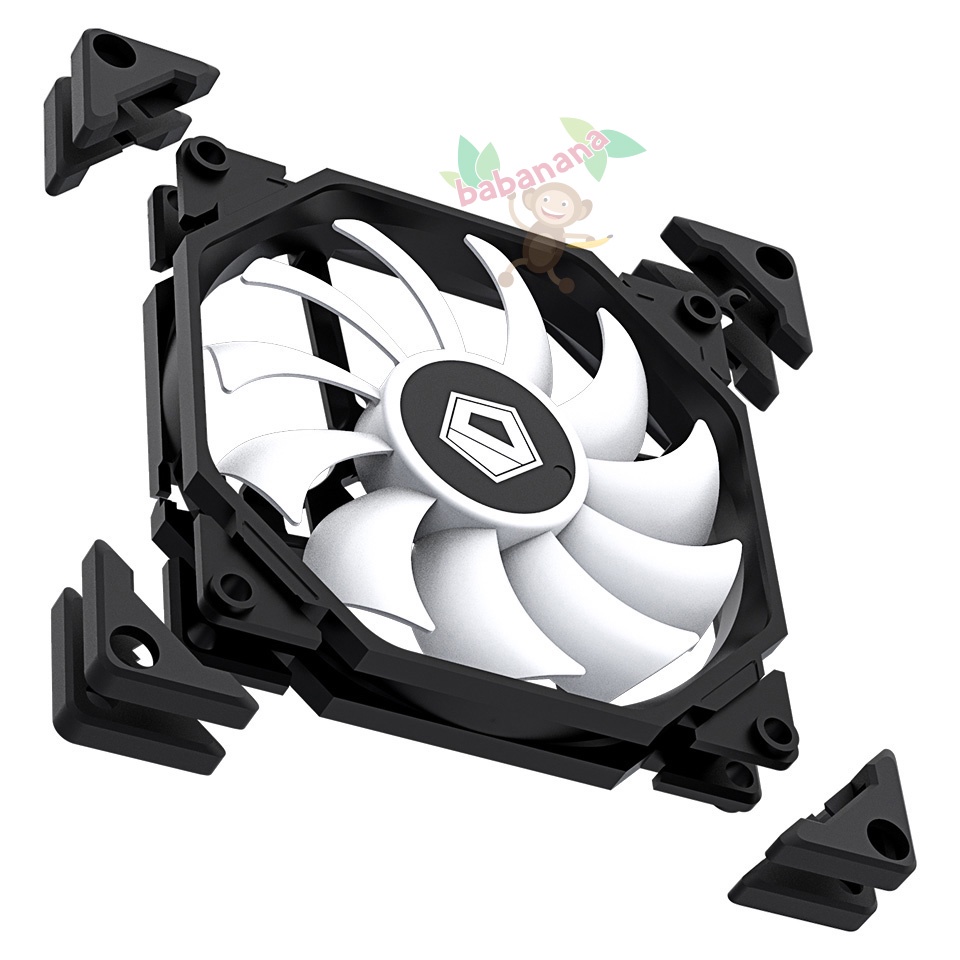 Fan ID cooling 90mm TF-9215 pwm 4 pin casing pc kipas 9cm SLIM