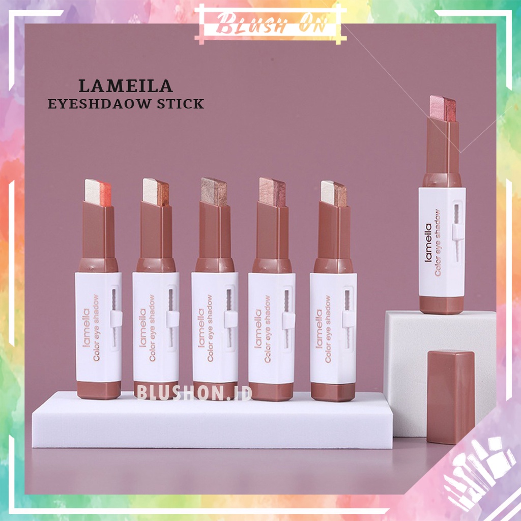 LAMEILA Eyeshadow Stick Gradiant Ombre Korean Style Waterproof Eyeshadow Stik Ganda Warna 3052