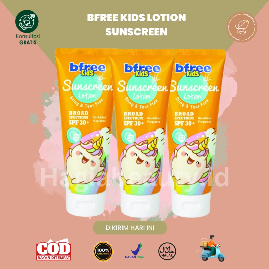 BISA COD - BFree Kids Lotion Daily Mild &amp; Gentle Lotion 100 ML
