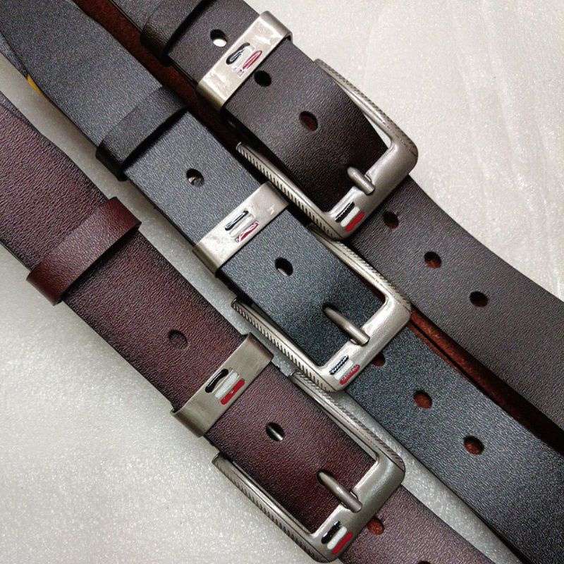 COD Ikat Pinggang Pria Kulit Kolombo K-018 || Sabuk Pria Model Lubang Men's Fashion Belt