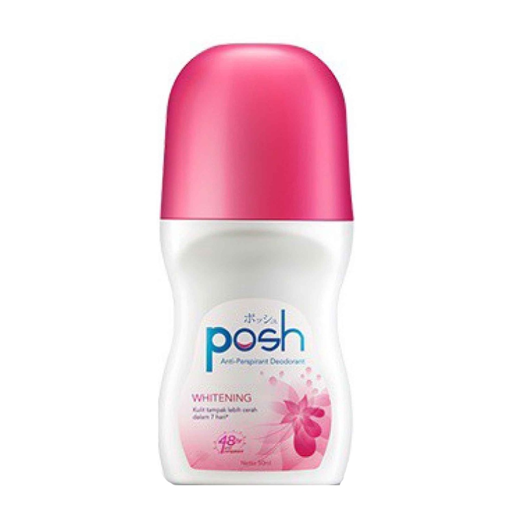 Posh Deodorant / Deodorant Roll On / Whitening / 50ml