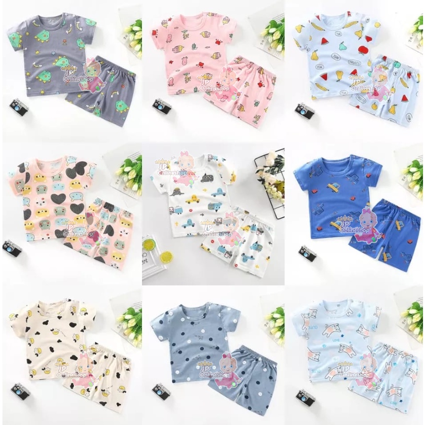 Setelan Anak Premium 0-2th bahan Catton Soft