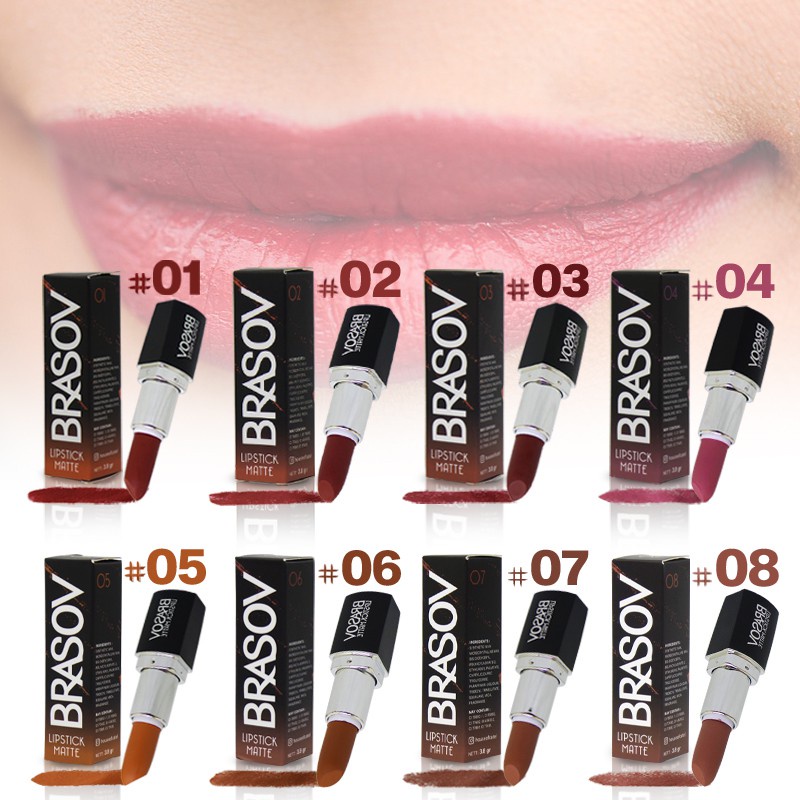 BRASOV Lipstick Matte / Lip Stick All Color