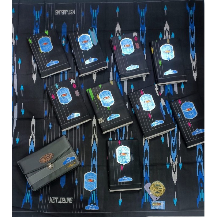 Ketjubung Dompet SKP Hitam || Songket Polos || Original Ketjubung Dompet