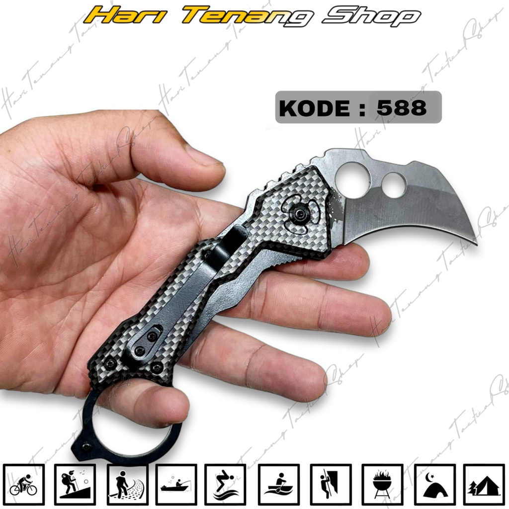 Pisau Tactikal 588 Outdoor
