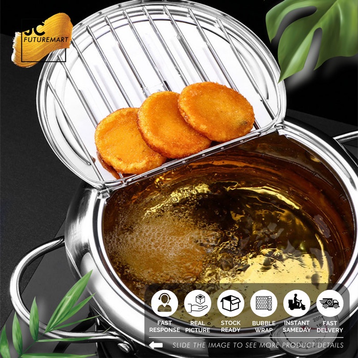 [Fryer] Panci Penggorengan Termometer Deep Fryer Pot Thermometer [Dapur]