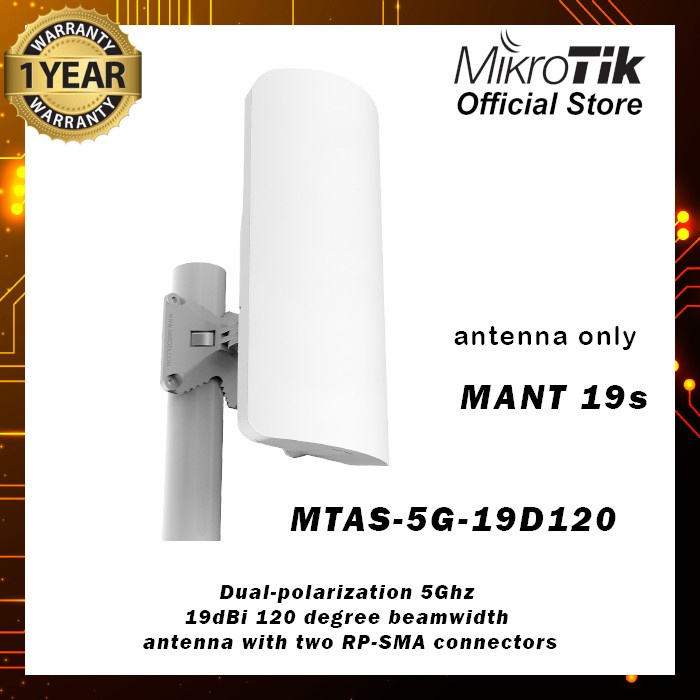 MikroTik mANT 19s Sectoral Antenna 120 degree Antena Saja