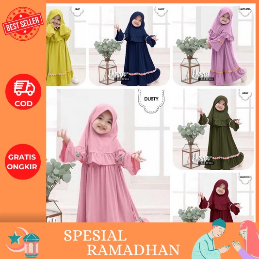 Gamis Anak Tanggung//Gamis Anak No 12//Gamis Anak Polo Linen//Gamis Ameena Gamis Anak Terbaru2023 Mo
