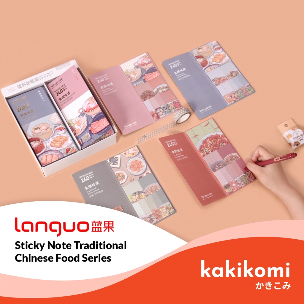 

Sticky Notes Languo Traditional Chinese Food Series 240 Sheets Sticky Notes Aesthetic Murah Lucu Karakter