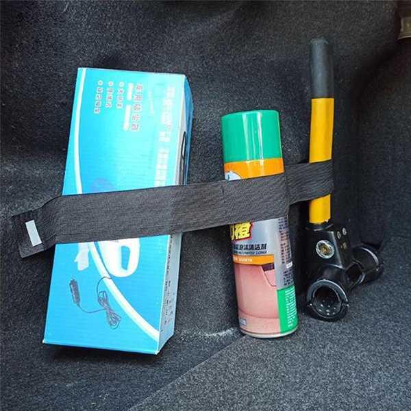 Strap Organizer Bagasi Mobil Car Trunk Belt 80 cm - C385 - Black