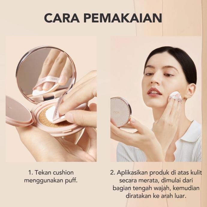 YOU Noutriwear Flawless Cushion Foundation Two Way Cake Bedak Padat bah05