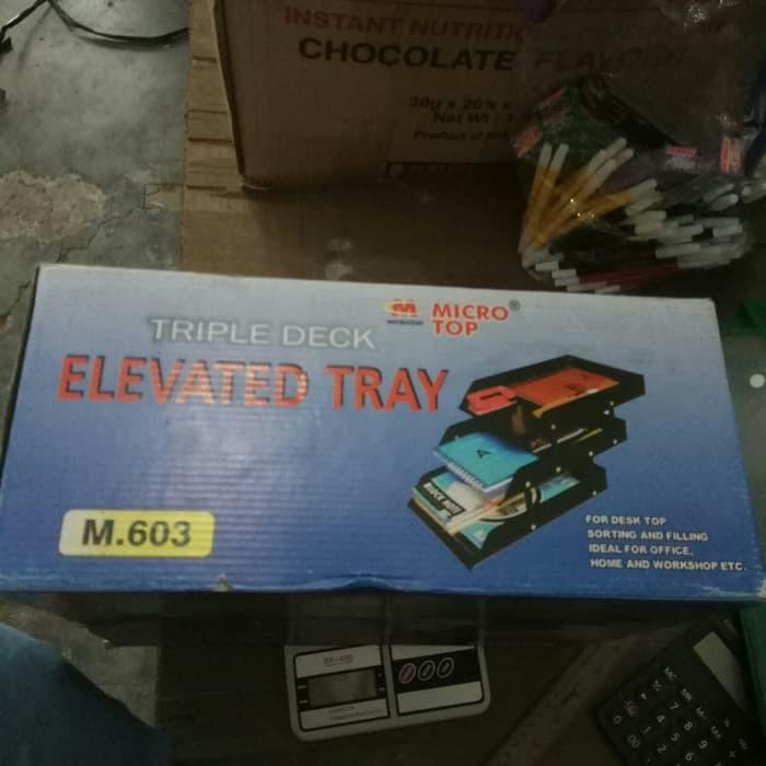 

Bak Surat ( Elevated Tray ) Susun 3 Microtop