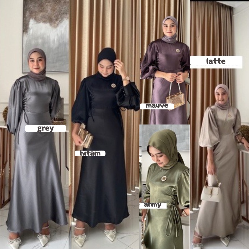 LYODRA DRESS FUJI GAMIS POLOS KONDANGAN TERKINI