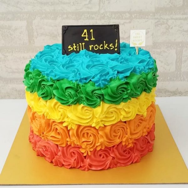 

Kue Ombre Rose Rainbow