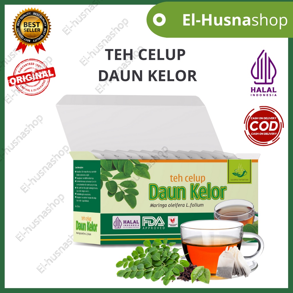 

Teh Celup DAUN KELOR Tazakka Herbal Nyeri Sendi Rematik Original Isi 20 Kantong