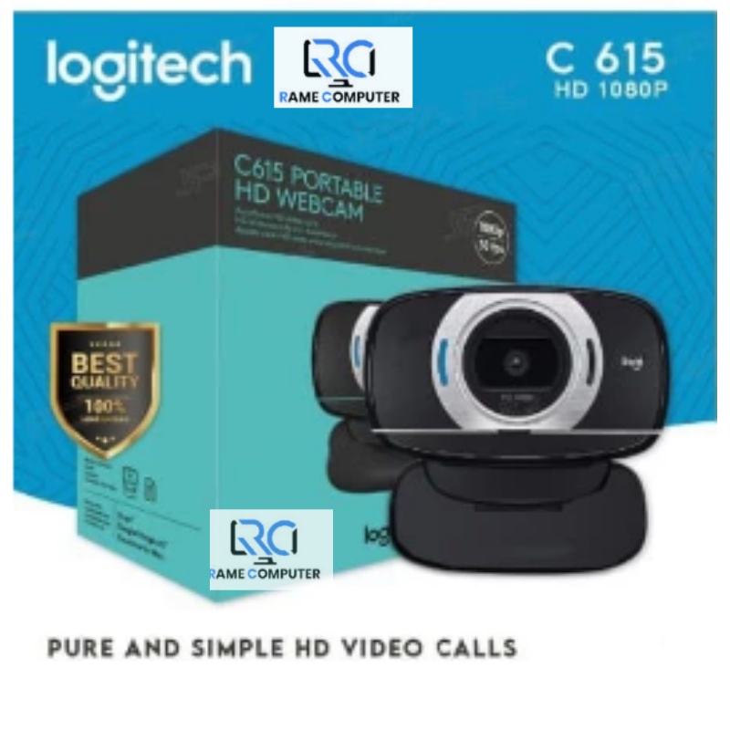 Logitech C615 / C 615 Portable Webcam HD 1080P