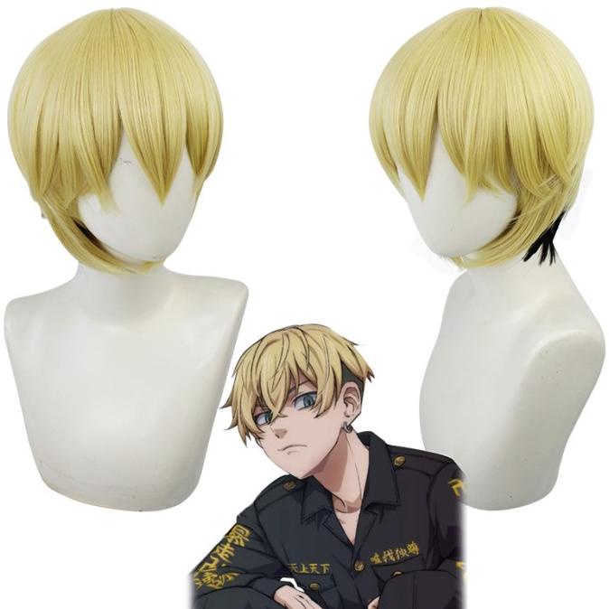 Lol-87 Wig Chifuyu Matsuno Tokyo Revengers Rambut Palsu Cosplay