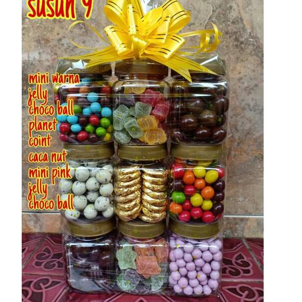 

▲ Parcel coklat 9 susun ℮